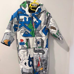 Quiksilver Baby Little Rookie One Piece Suit Snowsuit 12M